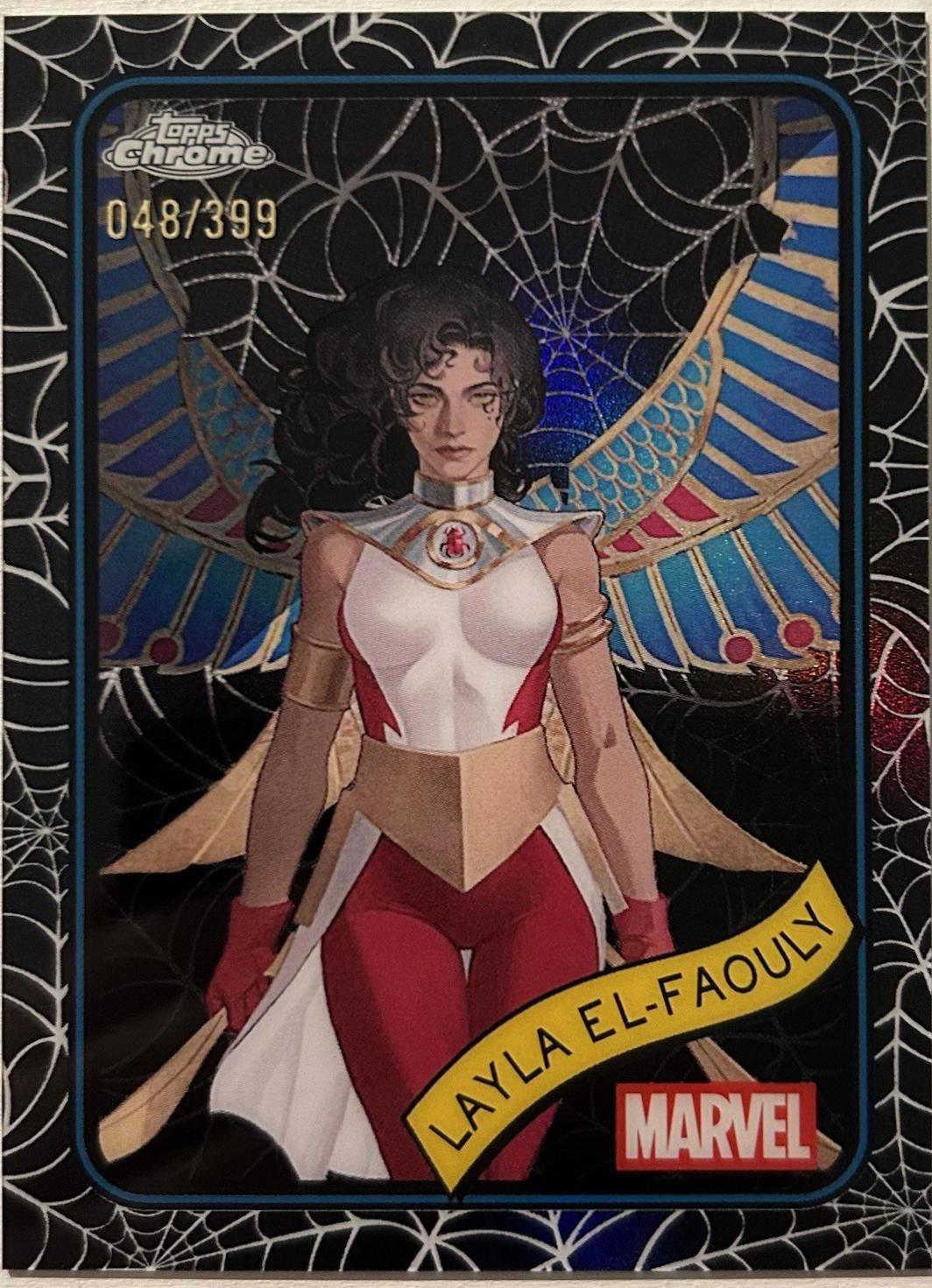2025 Topps Chrome Layla El-Faouly [Web] #10 card