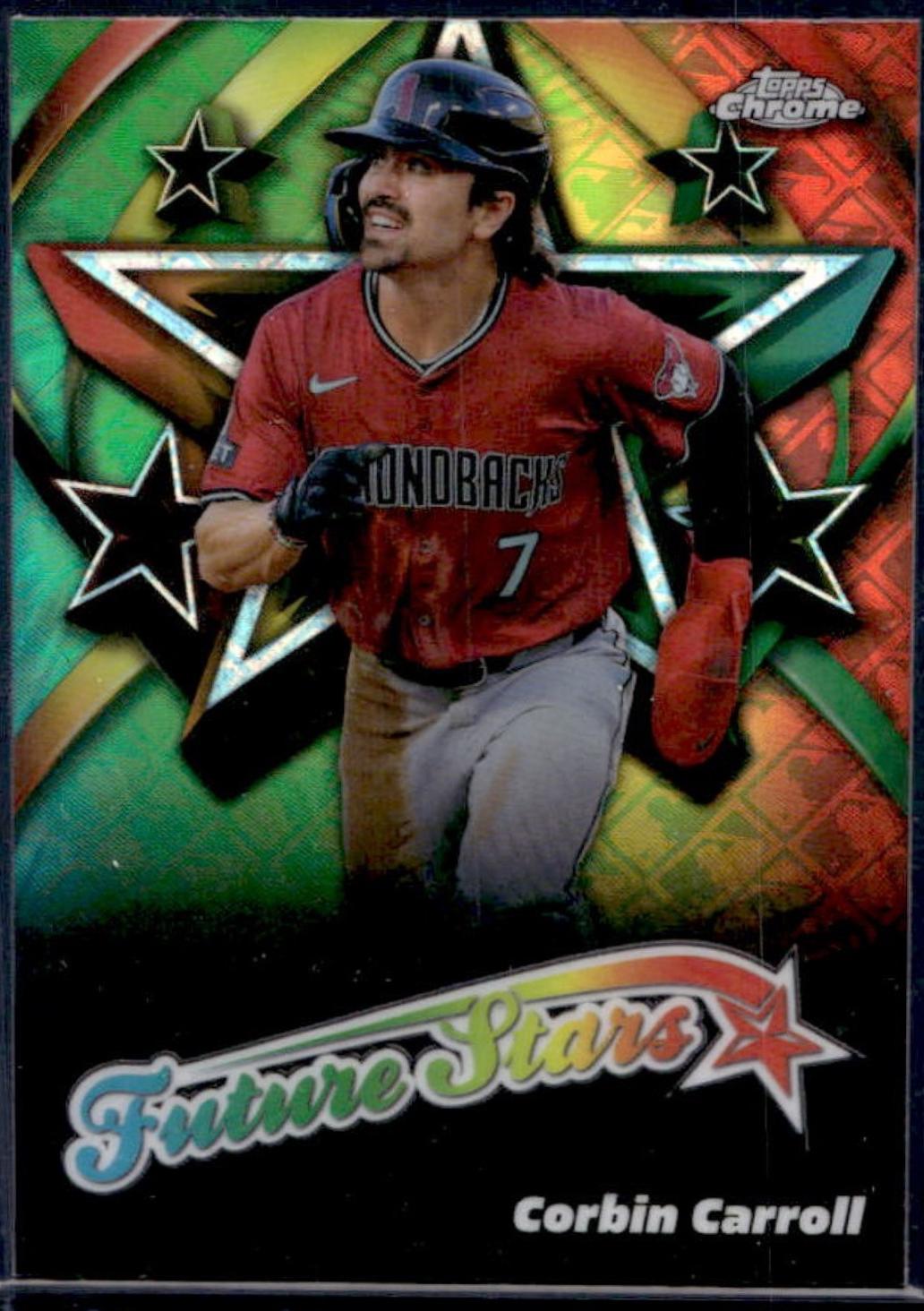 2025 Topps Chrome Logofractor Future Stars Corbin Carroll #FS-16 card
