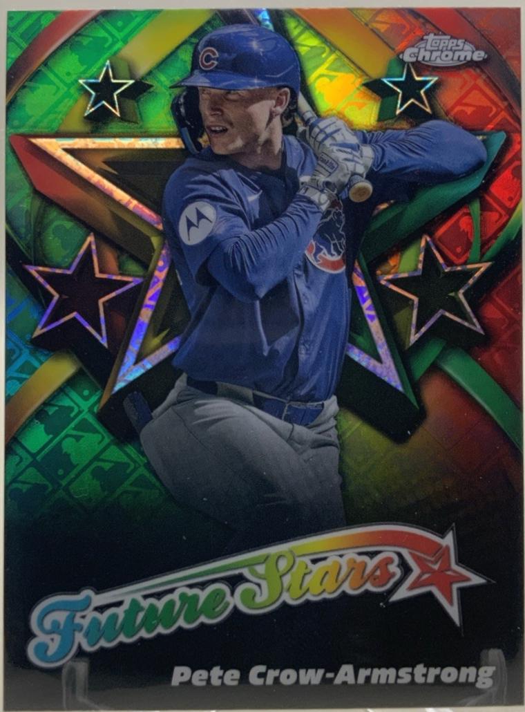 2025 Topps Chrome Logofractor Future Stars Pete Crow-Armstrong #FS-8 card