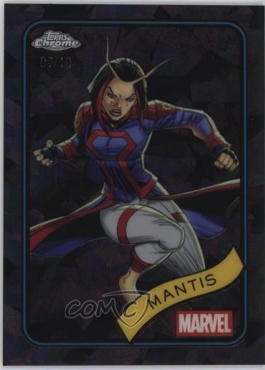 2025 Topps Chrome Mantis [Black Sapphire] #171 card