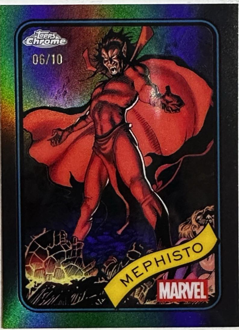 2025 Topps Chrome Mephisto [Black] #102 card