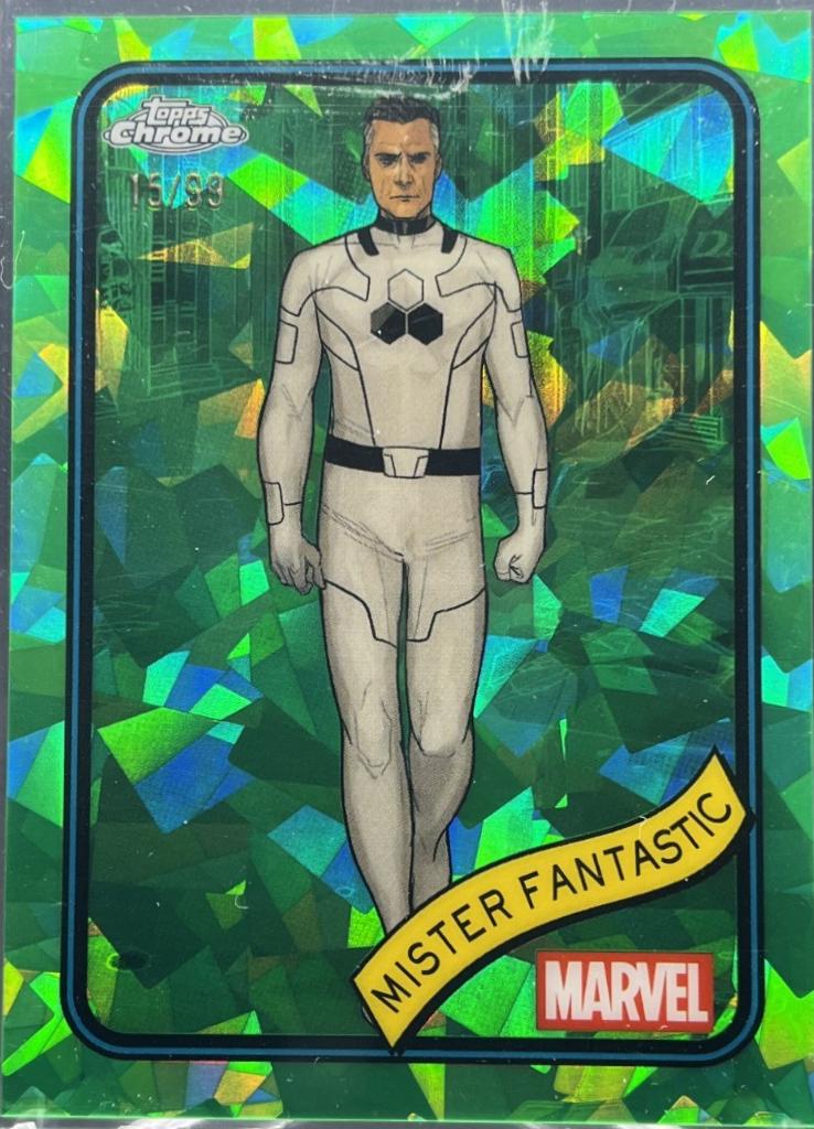 2025 Topps Chrome Mister Fantastic [Green Sapphire] #89 card