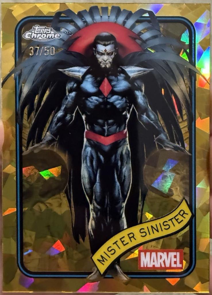 2025 Topps Chrome Mister Sinister [Gold Sapphire] #155 card