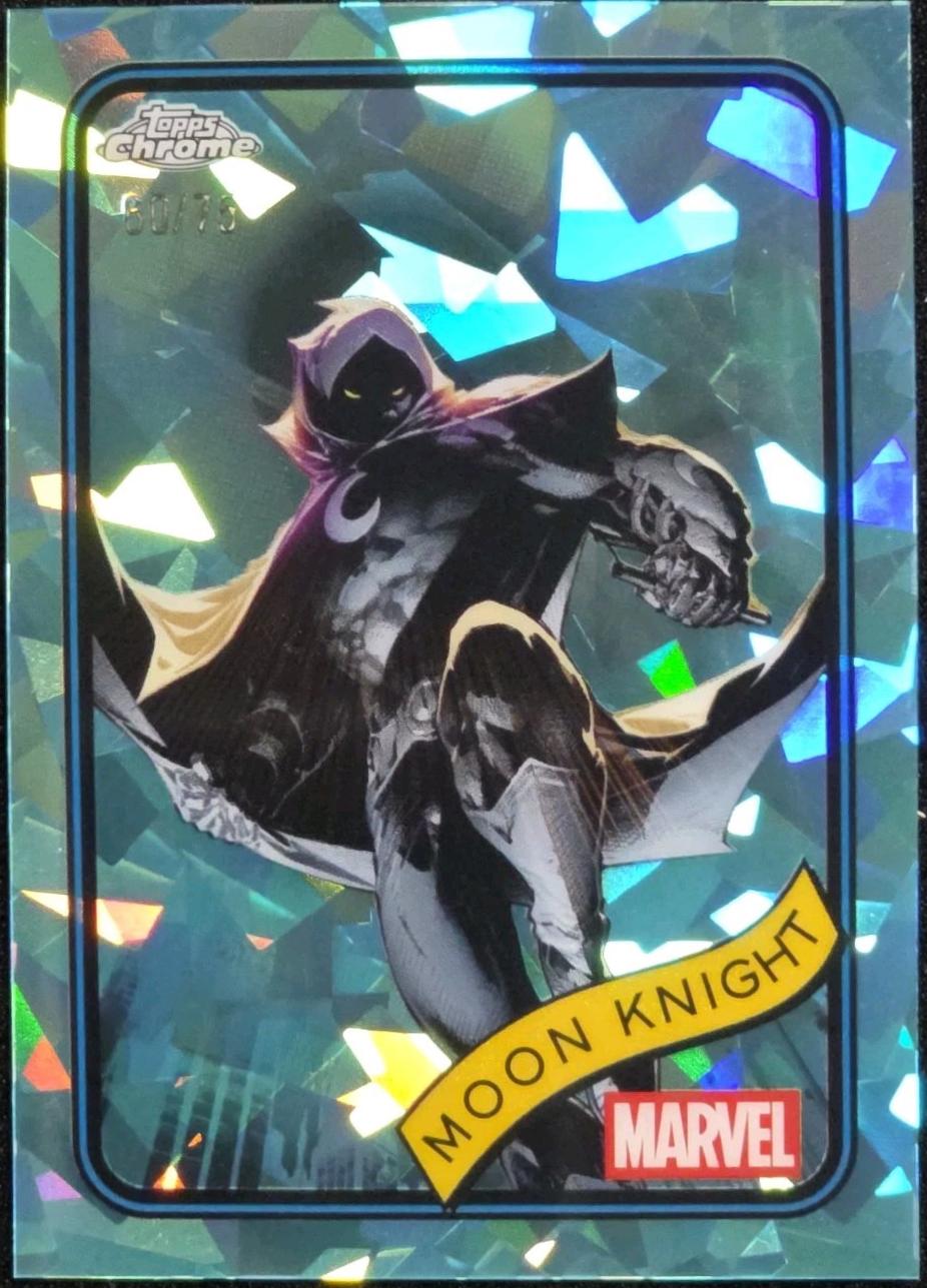 2025 Topps Chrome Moon Knight [Aqua Sapphire] #98 card