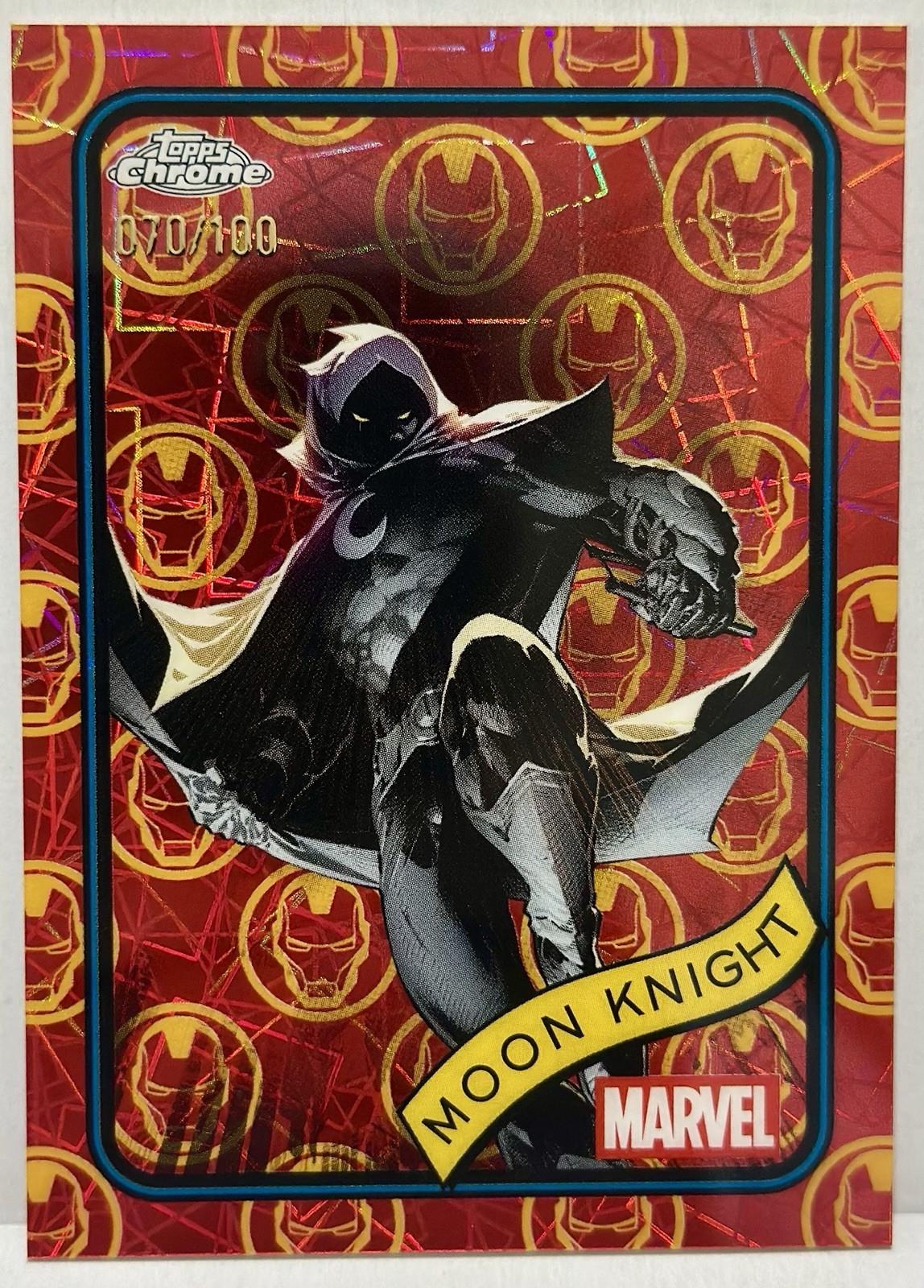 2025 Topps Chrome Moon Knight [Red Gold Lazer] #98 card