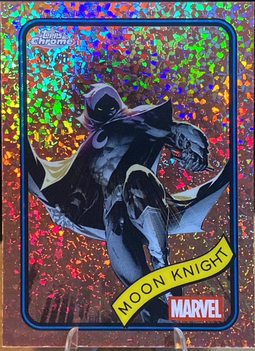 2025 Topps Chrome Moon Knight [Rose Gold Mini Diamonds] #98 card