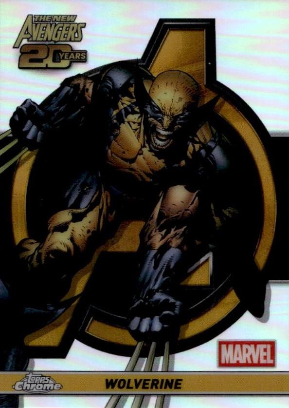 2025 Topps Chrome New Avengers 20th Anniversary Wolverine #AV-7 card