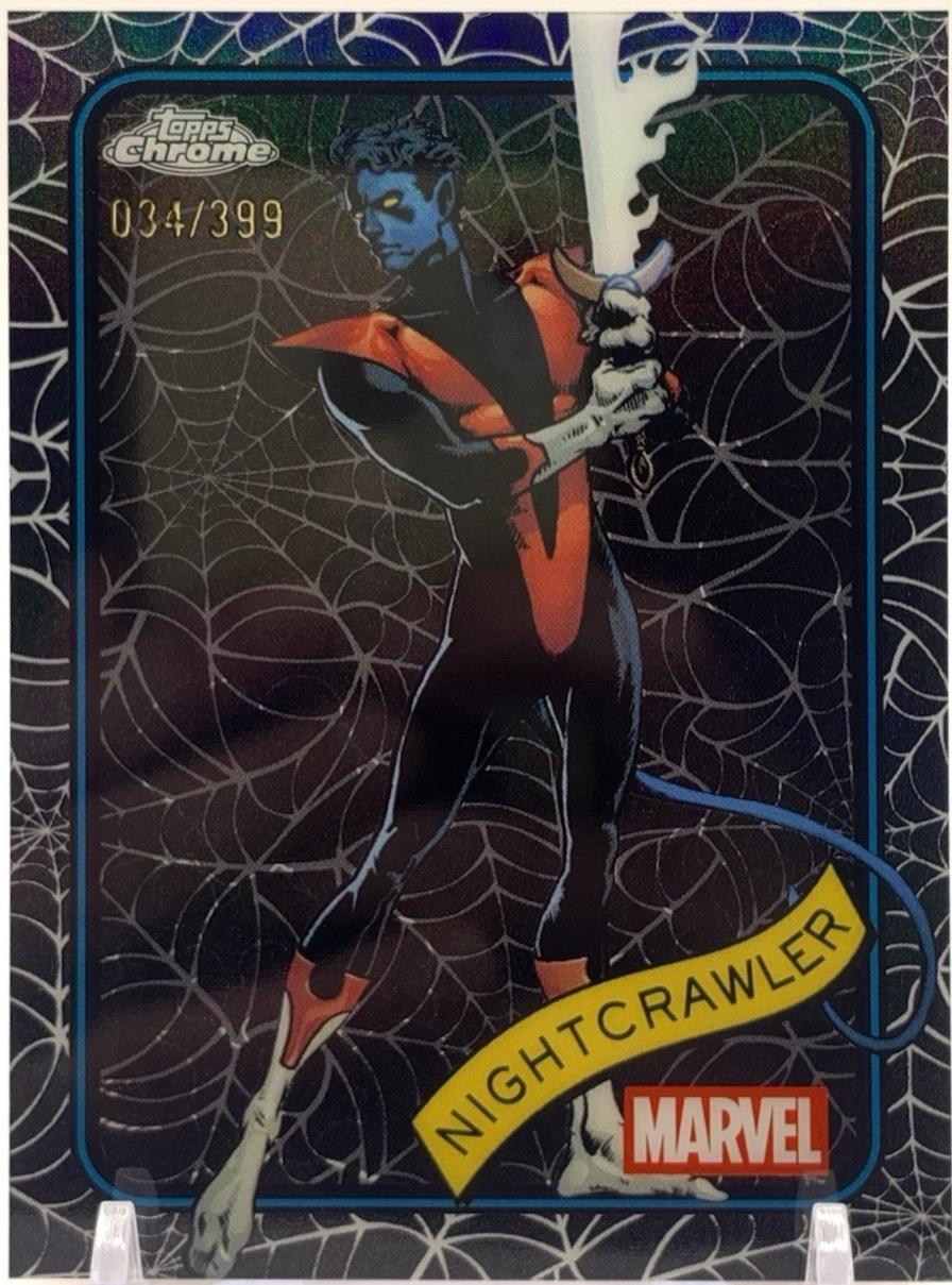 2025 Topps Chrome Nightcrawler [Web] #178 card