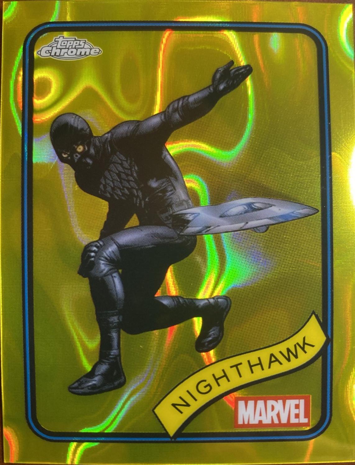 2025 Topps Chrome Nighthawk [Yellow Lava] #20 card