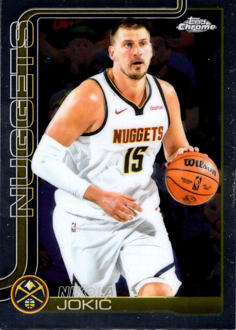 2025 Topps Chrome Nikola Jokic #25 card