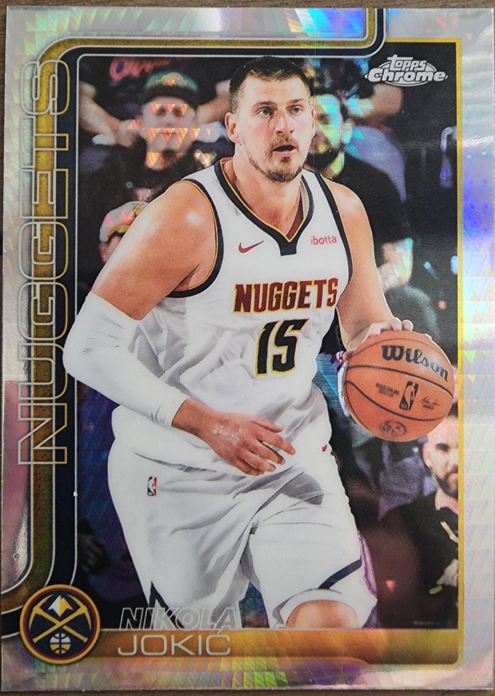 2025 Topps Chrome Nikola Jokic [Prism Refractor] #25 card