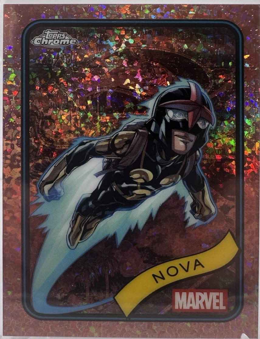 2025 Topps Chrome Nova [Rose Gold Mini Diamonds] #23 card