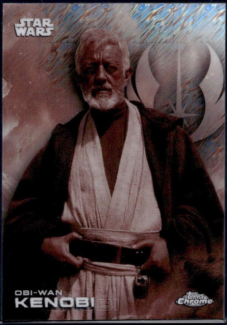 2025 Topps Chrome Obi-Wan Kenobi [Black White Shimmer] #139 card