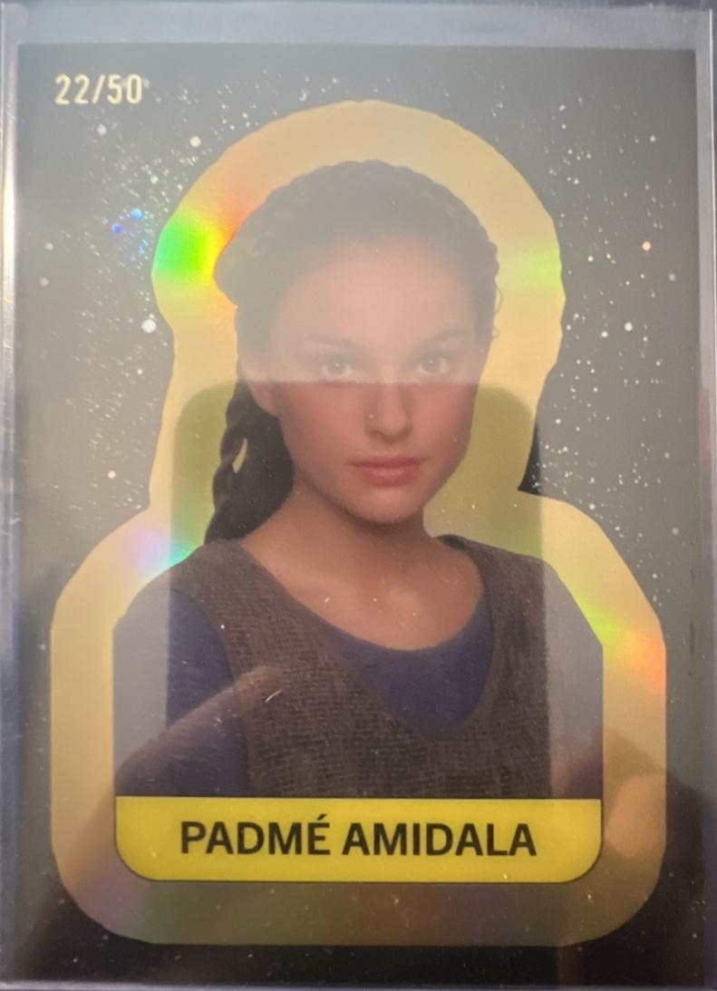 2025 Topps Chrome Padme Amidala [Gold Sapphire] #141 card