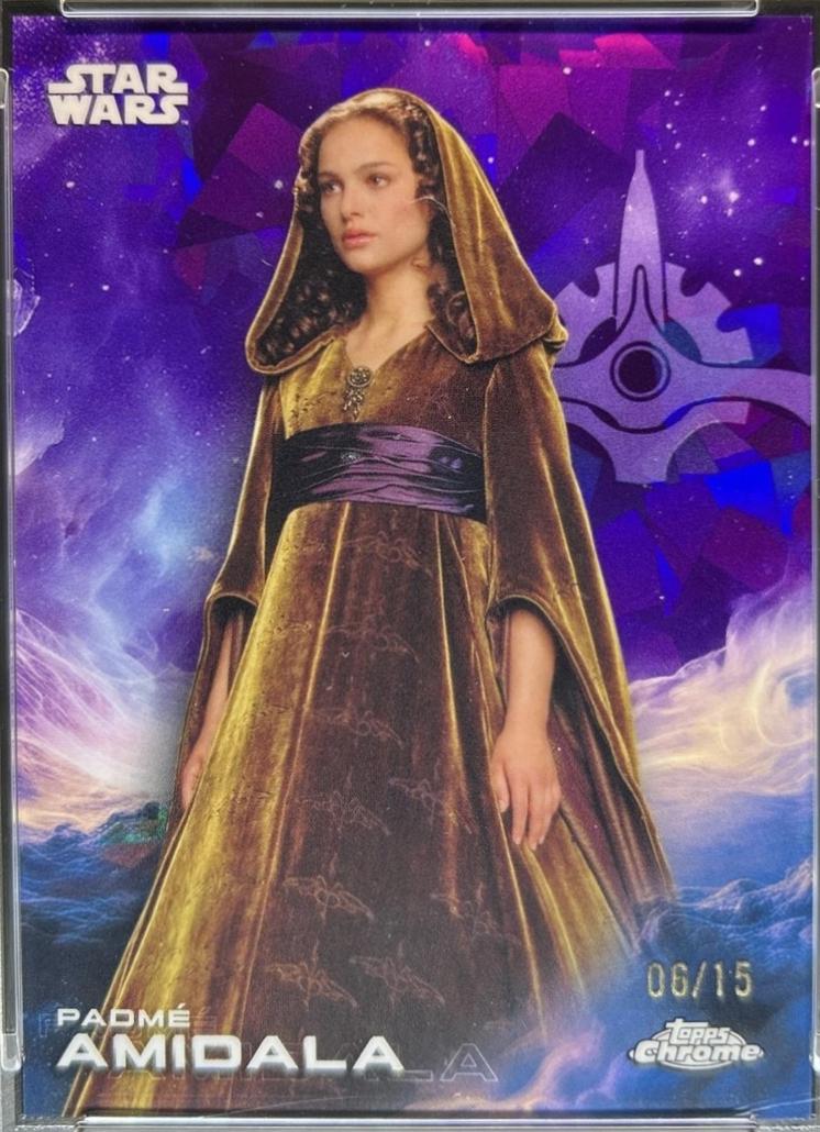 2025 Topps Chrome Padme Amidala [Purple Sapphire] #141 card
