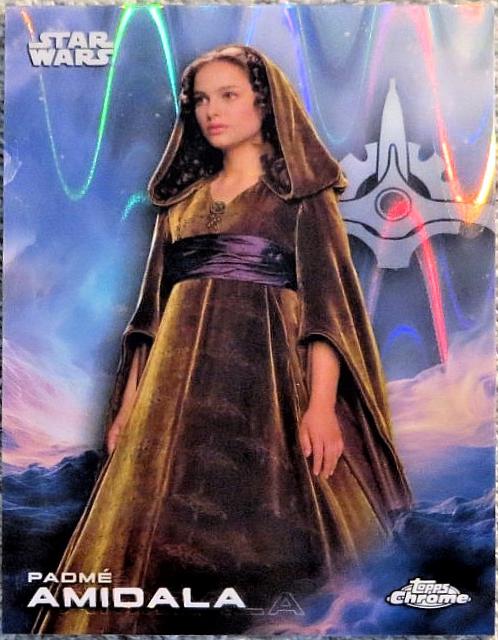 2025 Topps Chrome Padme Amidala [RayWave] #141 card