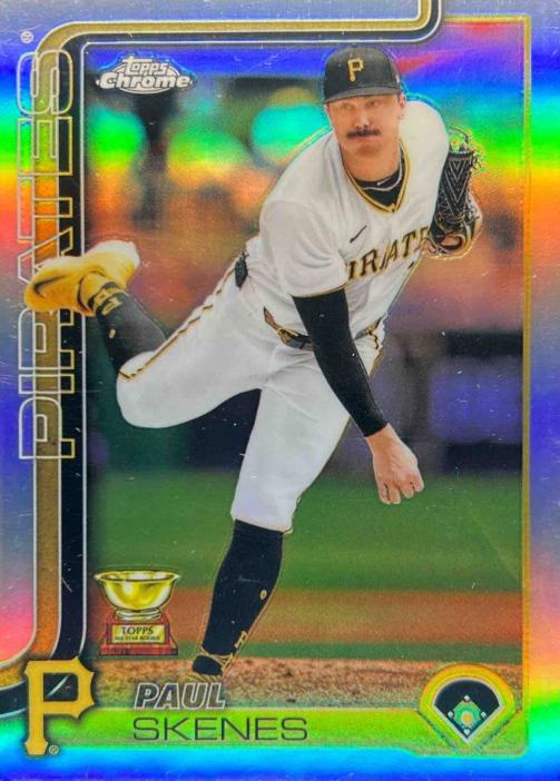 2025 Topps Chrome Paul Skenes [Refractor] #300 card