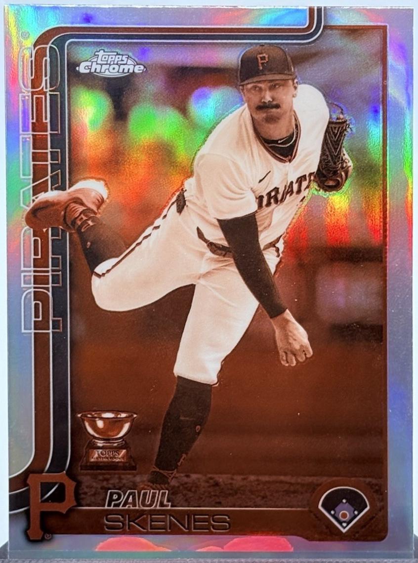 2025 Topps Chrome Paul Skenes [Sepia] #300 card
