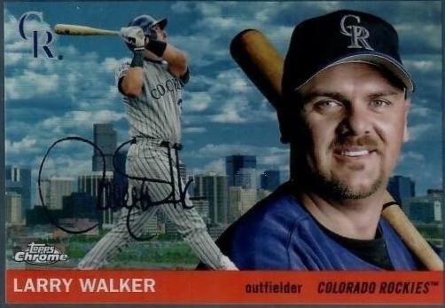 2025 Topps Chrome Platinum 1955 City Variation Larry Walker #55CV-27 card