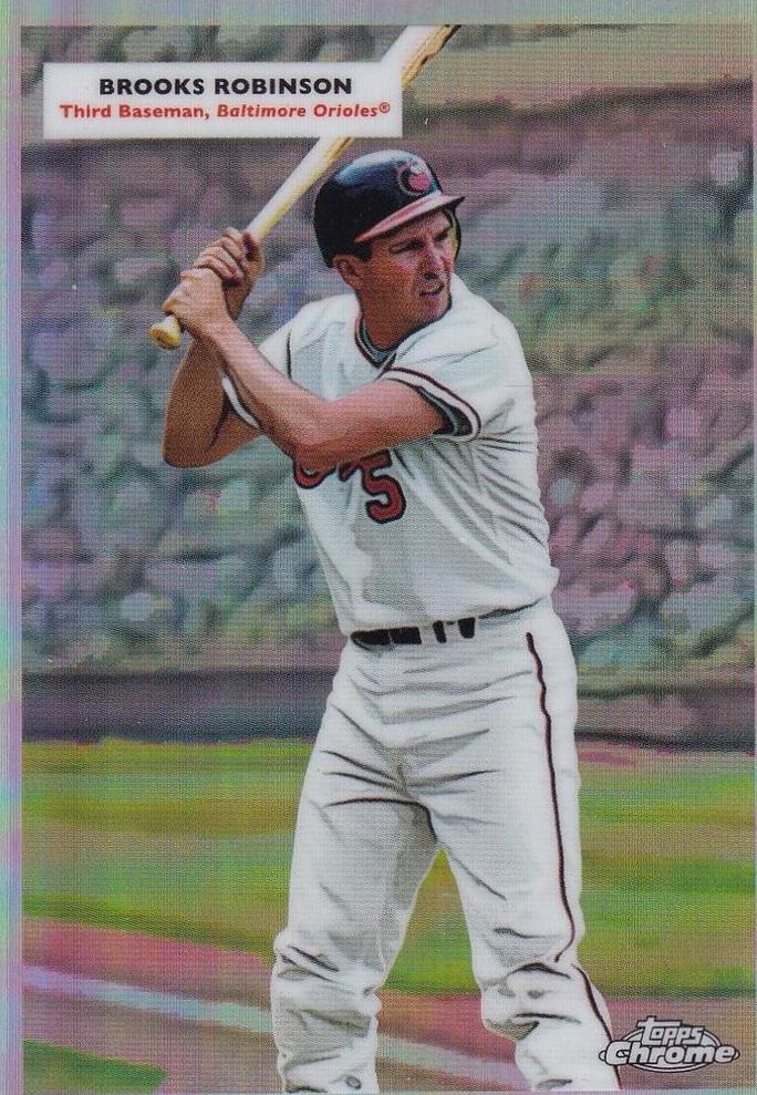 2025 Topps Chrome Platinum 1955 Double Header Brooks Robinson / Eddie Murray #55DH-17 card