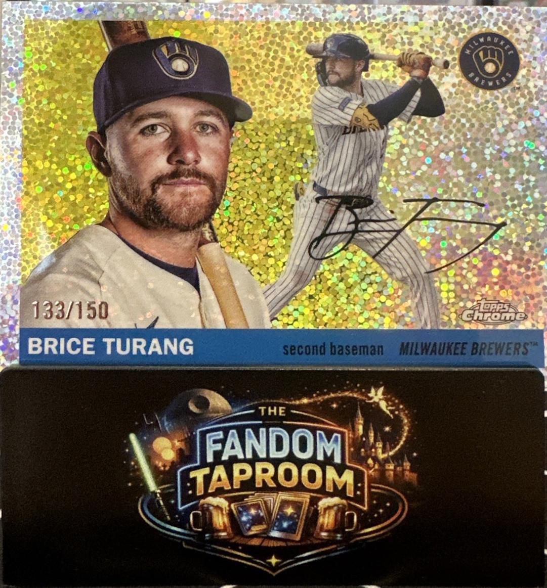 2025 Topps Chrome Platinum Brice Turang [Speckle Refractor] #119 card