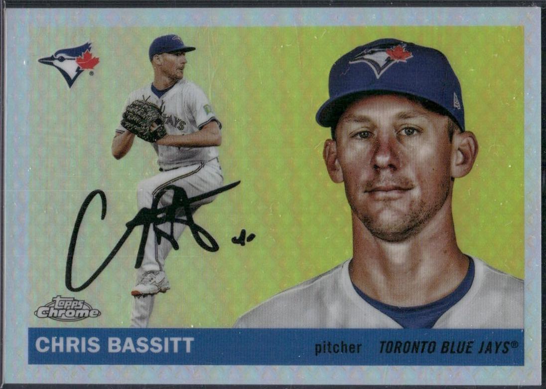 2025 Topps Chrome Platinum Chris Bassitt [Diamond Etch Refractor] #195 card