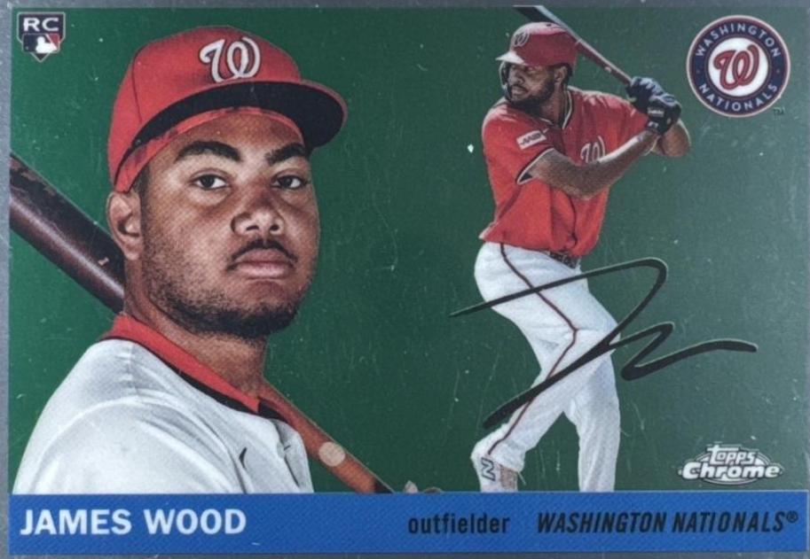 2025 Topps Chrome Platinum James Wood #367 card
