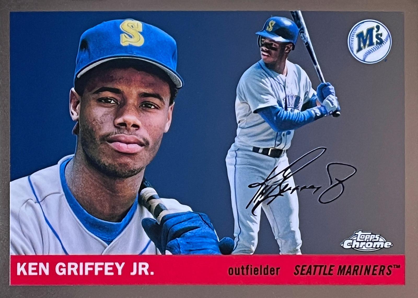 2025 Topps Chrome Platinum Ken Griffey Jr. #405 card