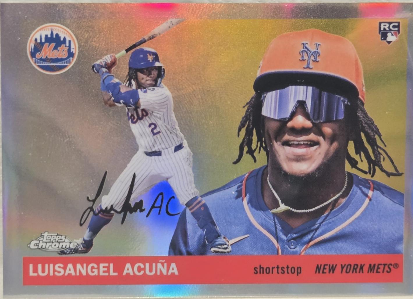 2025 Topps Chrome Platinum Luisangel Acuna [Image Variation] #253 card