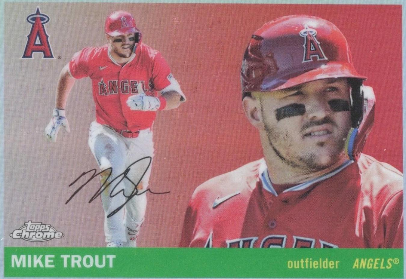 2025 Topps Chrome Platinum Mike Trout [Image Variation] #1 card
