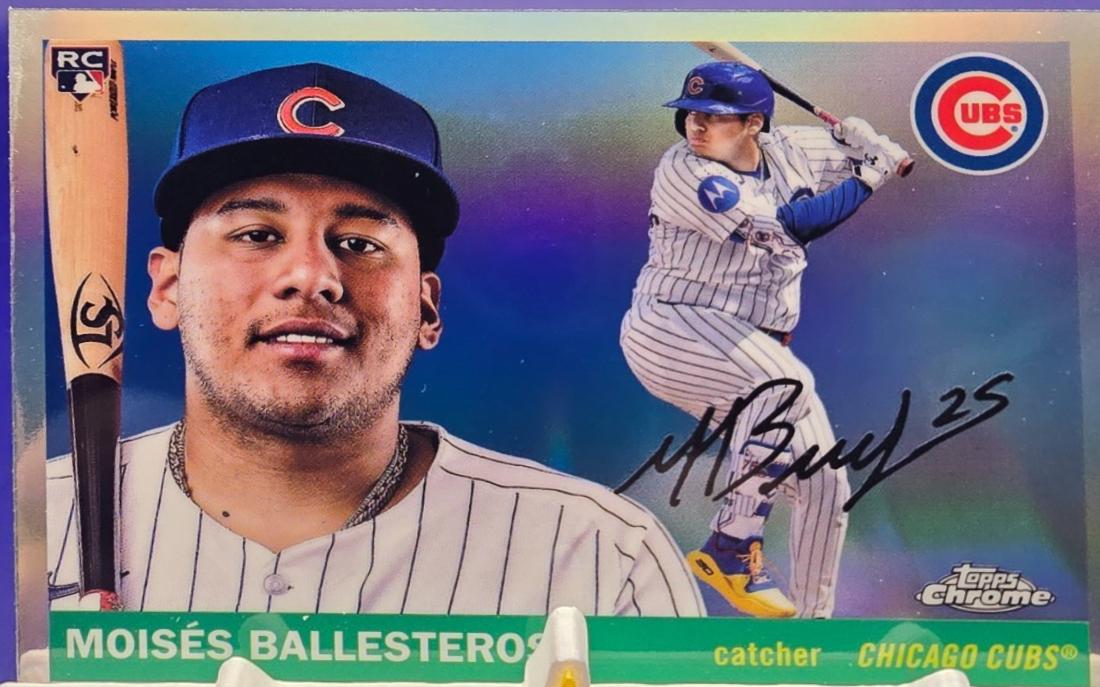 2025 Topps Chrome Platinum Moises Ballesteros [Refractor] #216 card