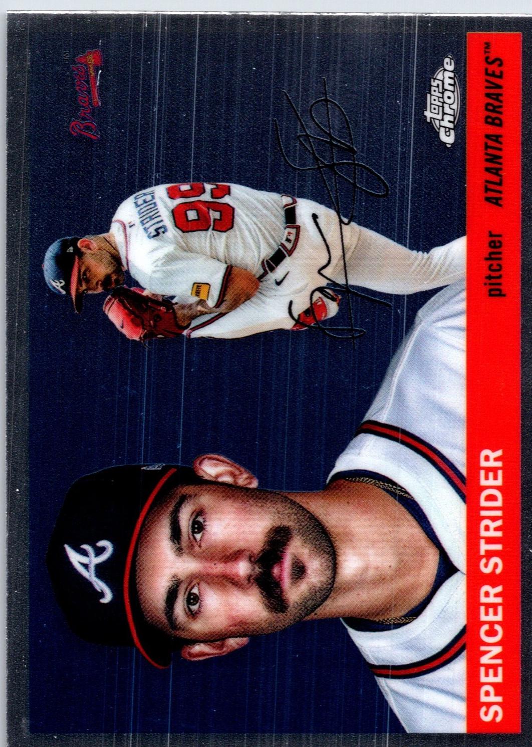 2025 Topps Chrome Platinum Spencer Strider #148 card