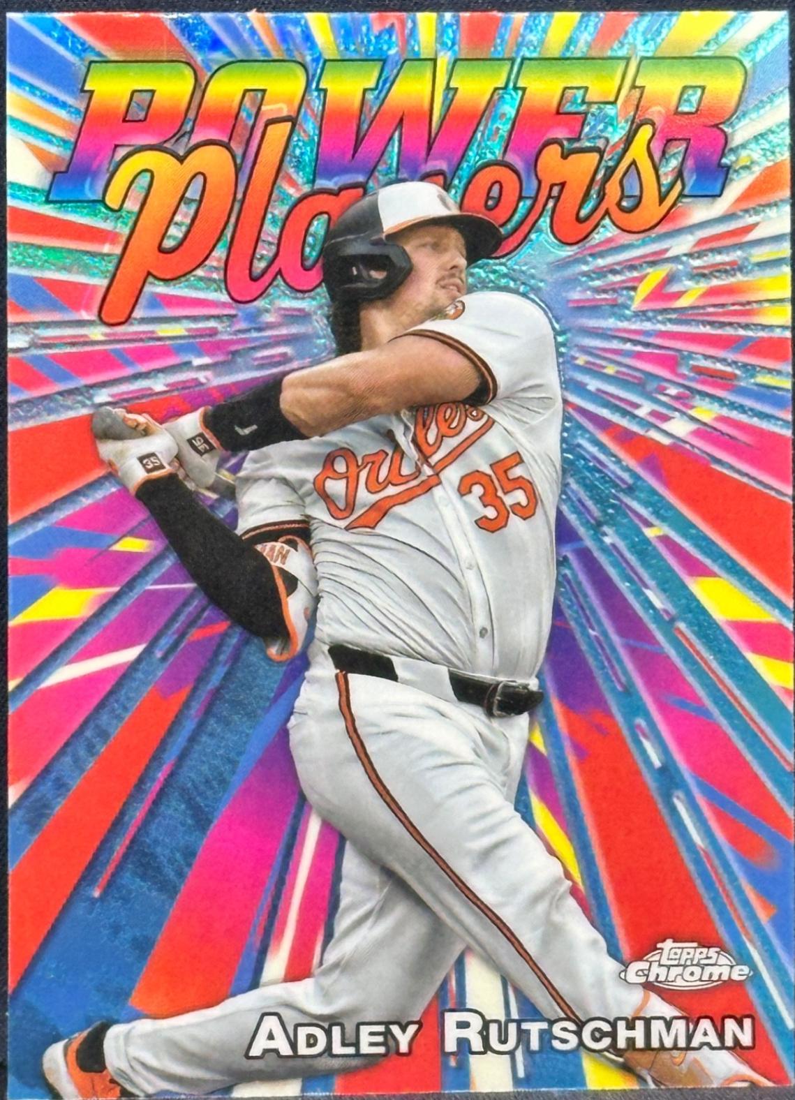 2025 Topps Chrome Power Players Adley Rutschman #PP-5 card