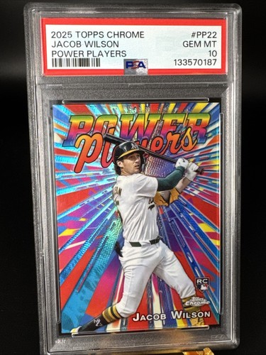 2025 Topps Chrome Power Players Jacob Wilson #PP-22 card