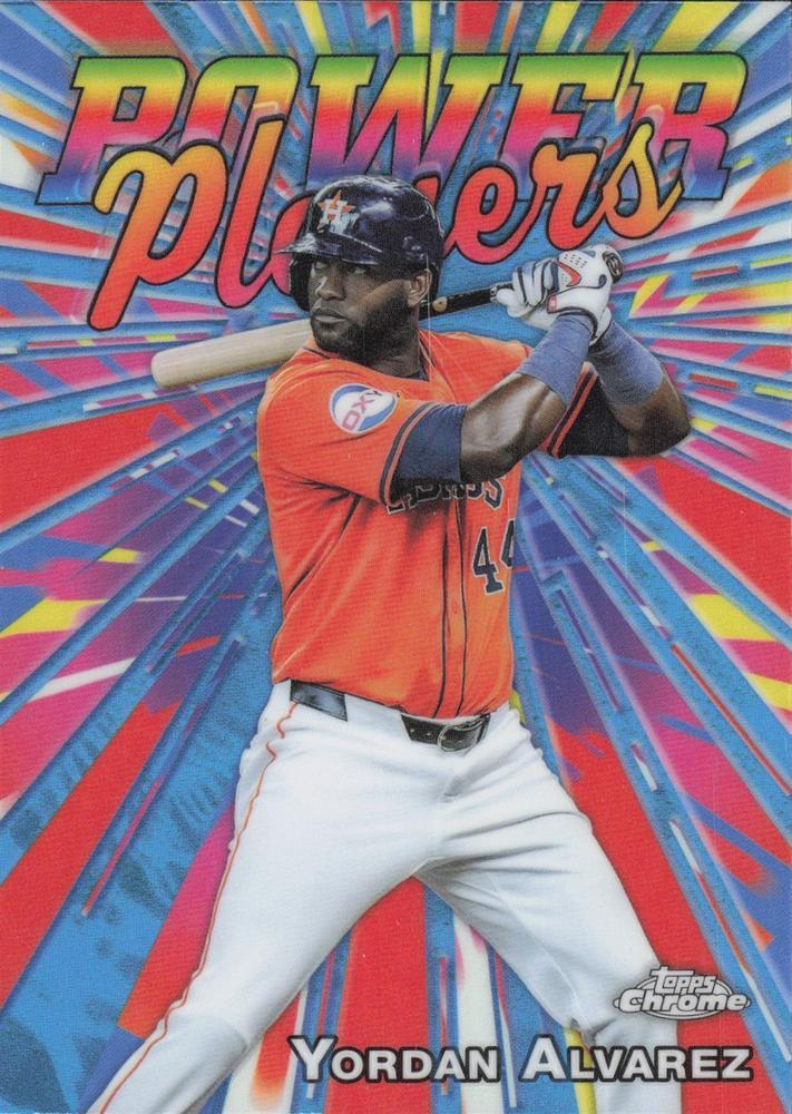2025 Topps Chrome Power Players Yordan Alvarez #PP-10 card