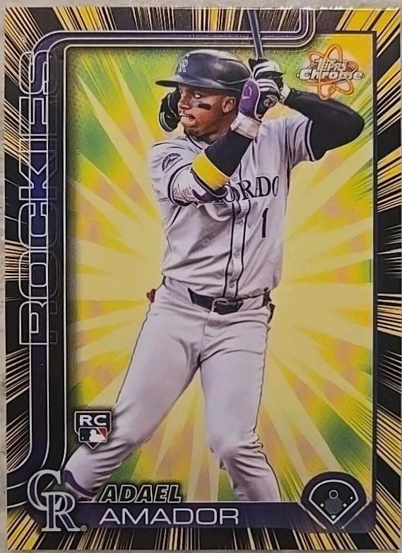 2025 Topps Chrome Radiating Rookie Adael Amador #RR-16 card