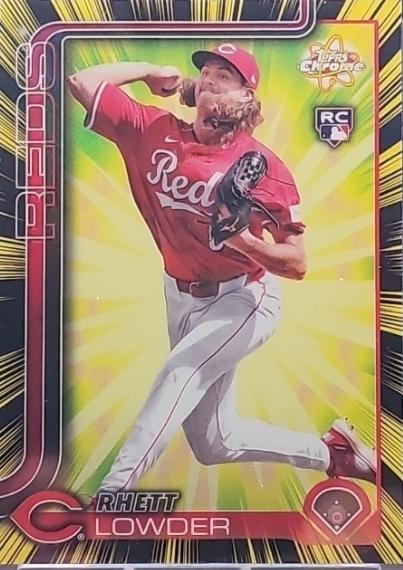 2025 Topps Chrome Radiating Rookie Rhett Lowder #RR-2 card