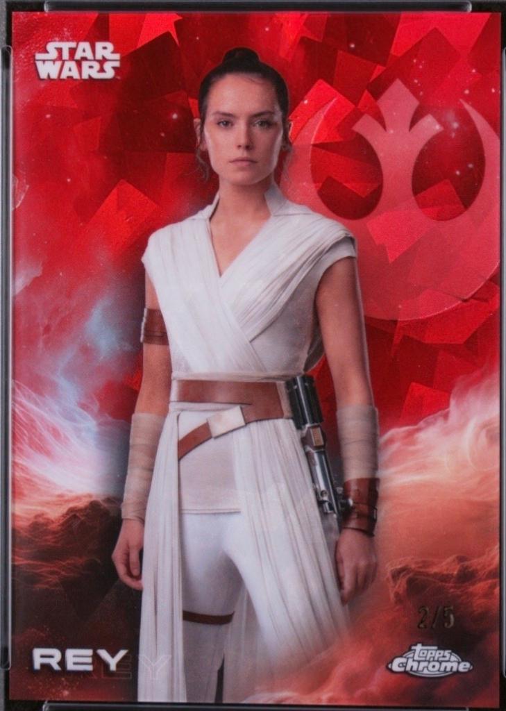 2025 Topps Chrome Rey [Red Sapphire] #155 card
