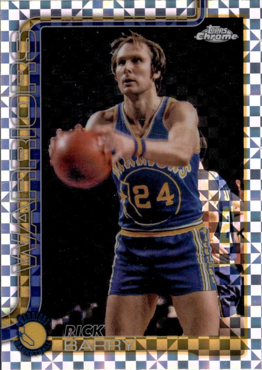 2025 Topps Chrome Rick Barry [X-Fractor] #249 card
