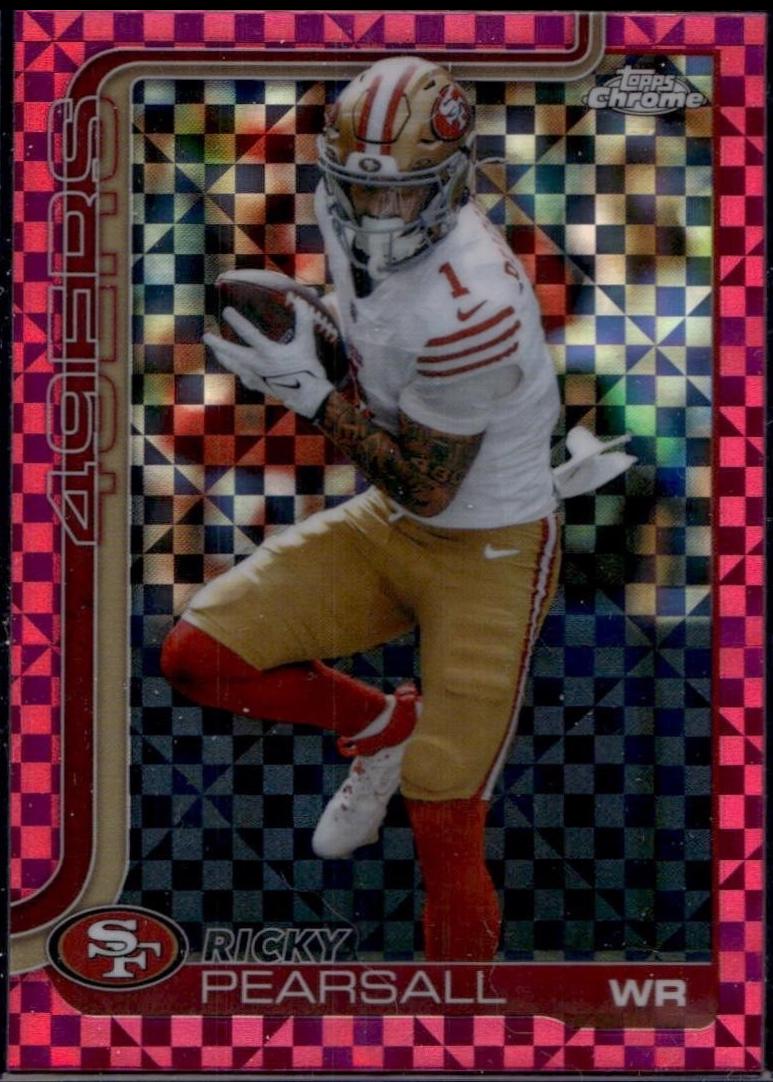 2025 Topps Chrome Ricky Pearsall [X-Fractor Pink] #261 card