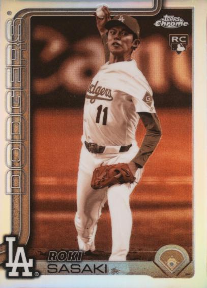 2025 Topps Chrome Roki Sasaki [Sepia] #217 card