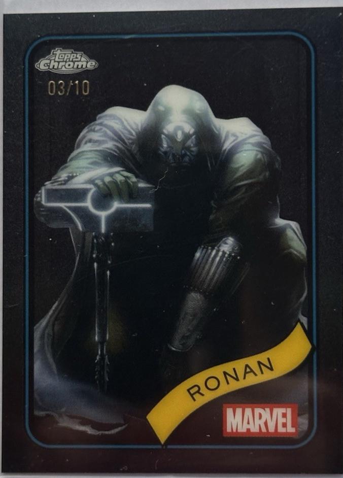 2025 Topps Chrome Ronan [Black] #157 card