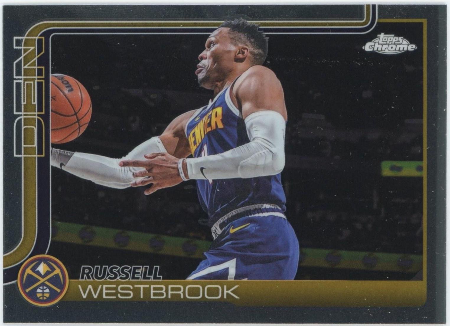 2025 Topps Chrome Russell Westbrook #15 card