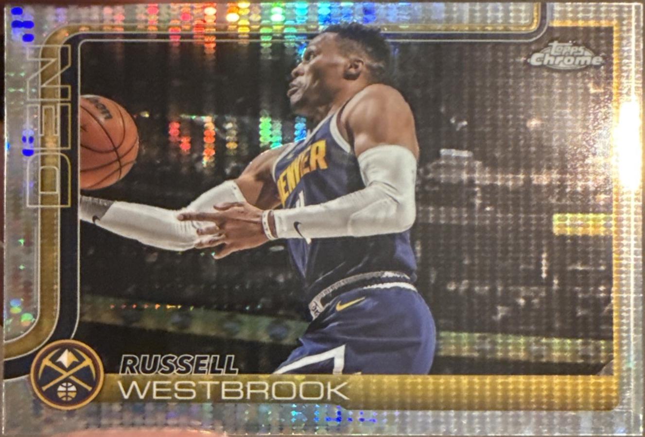 2025 Topps Chrome Russell Westbrook [Basketball Refractor] #15 card