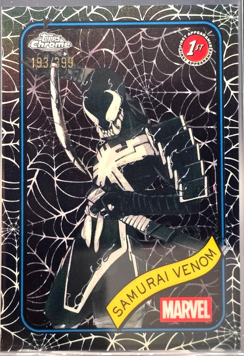 2025 Topps Chrome Samurai Venom [Web] #127 card