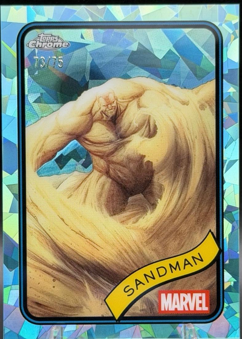 2025 Topps Chrome Sandman [Aqua Sapphire] #91 card