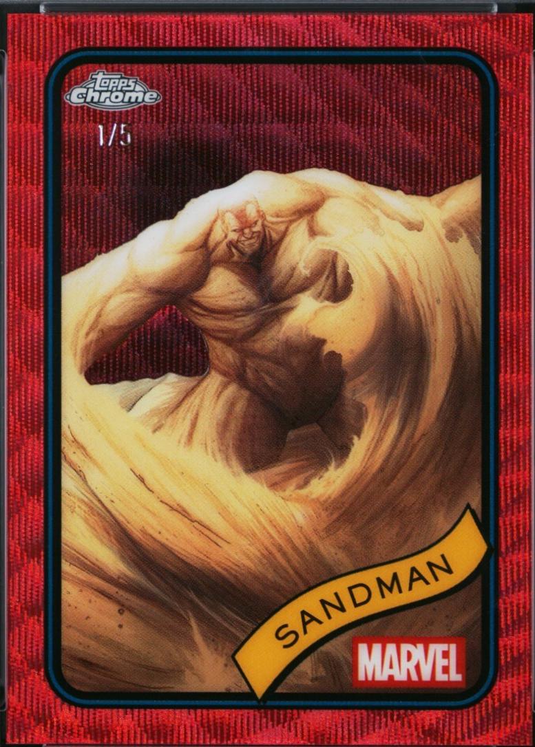 2025 Topps Chrome Sandman [Red Wave] #91 card