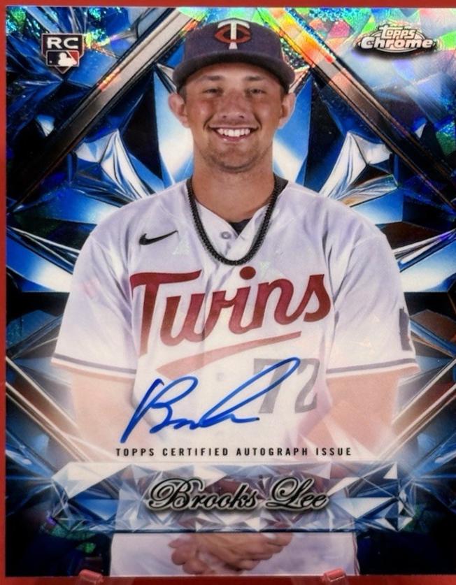 2025 Topps Chrome Sapphire Selections Autograph Brooks Lee #SSA-BL card