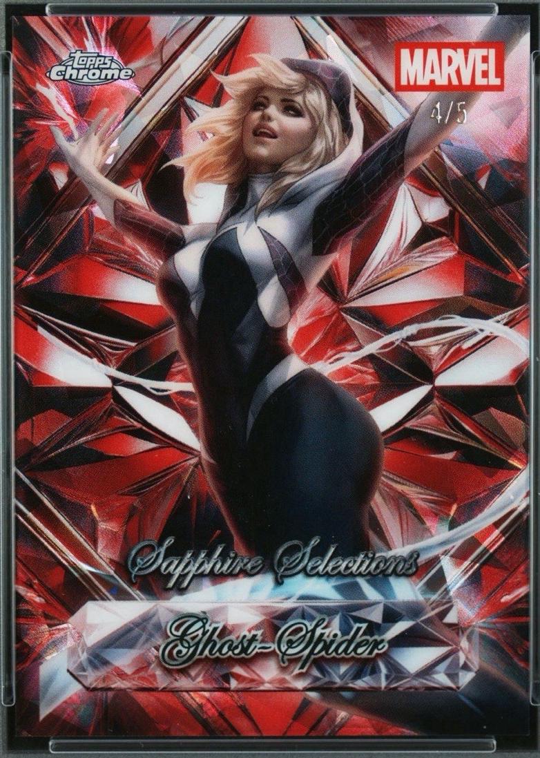 2025 Topps Chrome Sapphire Selections Ghost-Spider [Red] #SS-2 card