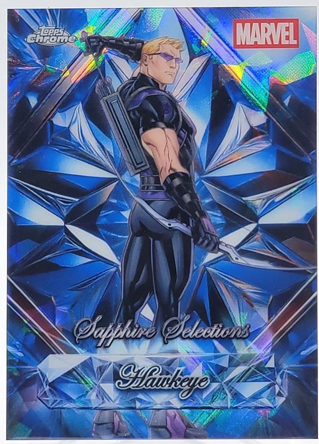 2025 Topps Chrome Sapphire Selections Hawkeye #SS-10 card